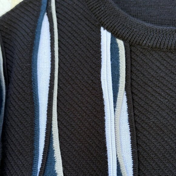 Coogi Style Patterned Sweater Made in Italy - Picture 3 of 7